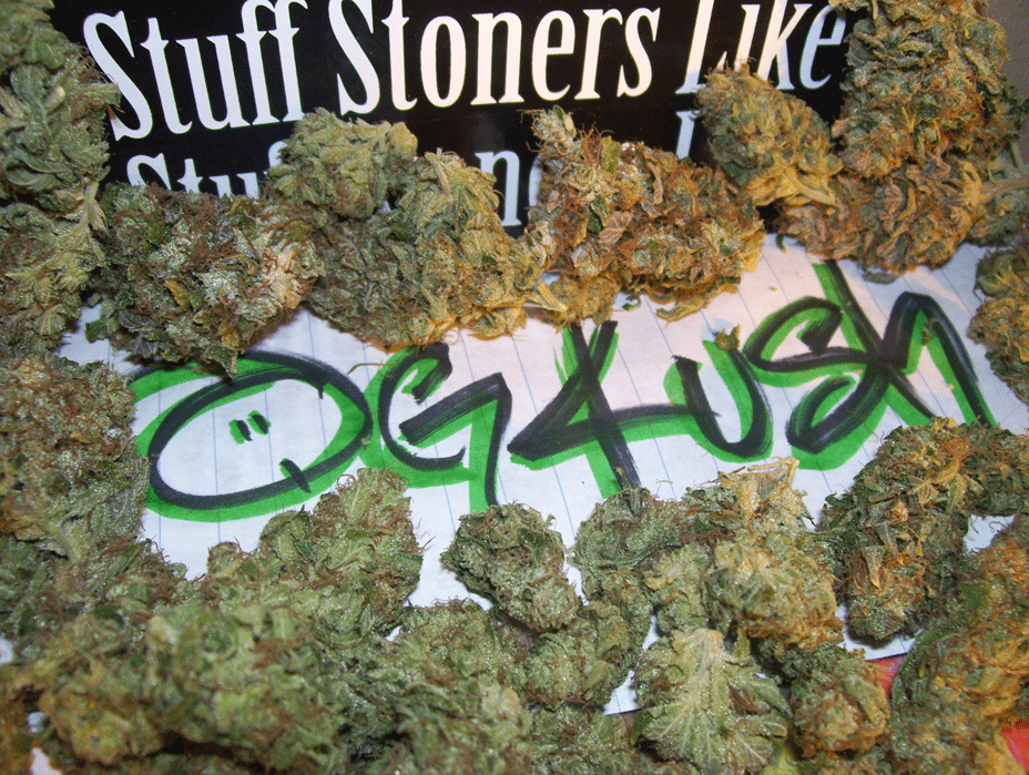 marijuana centerfold