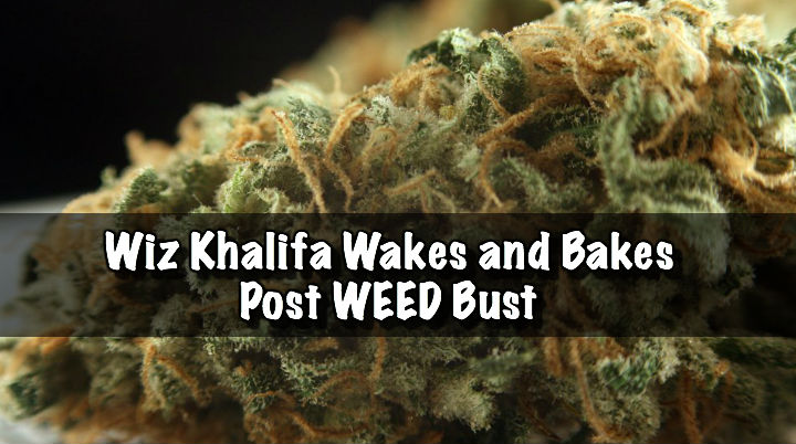 Wiz Khalifa Wakes and Bakes Post WEED Bust