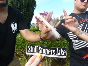 Stoners Like HUGE joints at Hempfest 2011