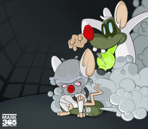 pinky and the brain smoking weed and bong hits
