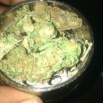 marijuana in a marijuana grinder