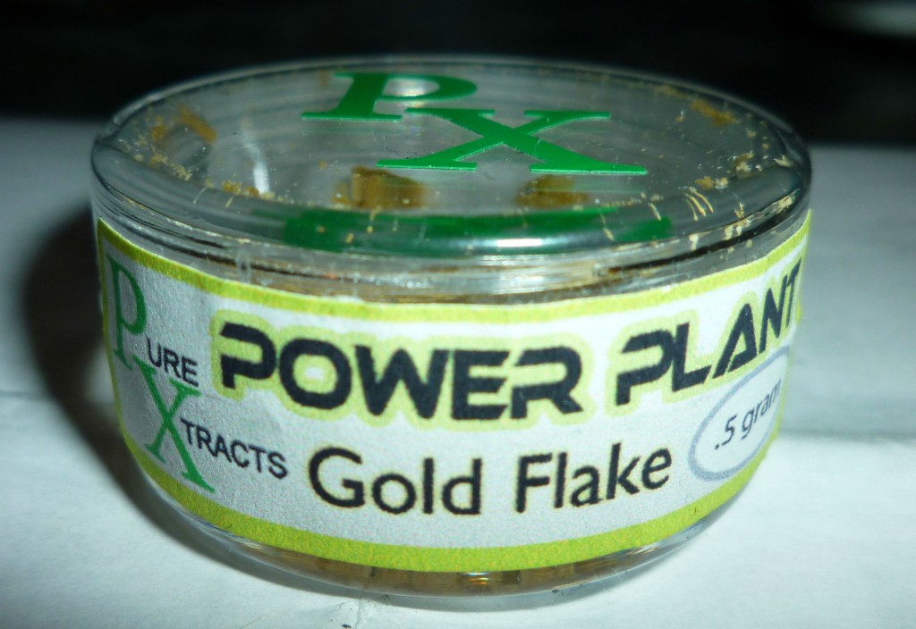 Pure Xtracts Power Plant Gold Flake Marijuana Concentrate 