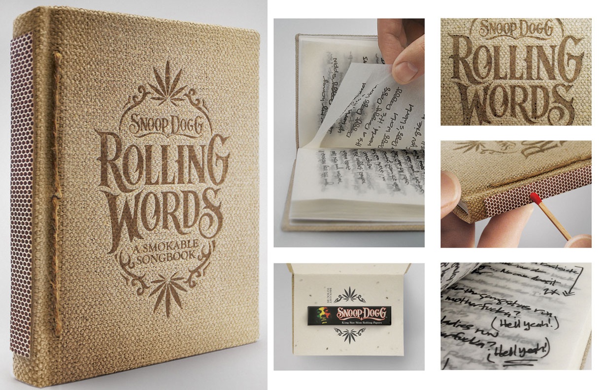 Snoop Dogg Smokable Songbook with Rolling Papers