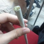 nicely rolled joint ready to get smoked