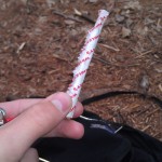 joint rolled with gum wrapper