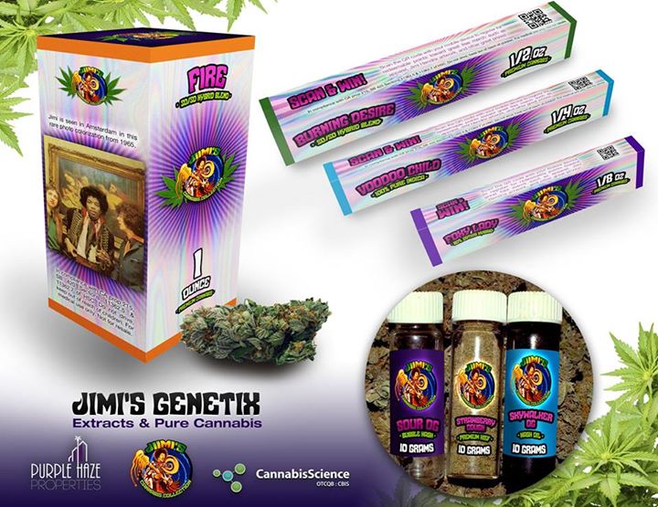 Jimi Hendrix marijuana edibles