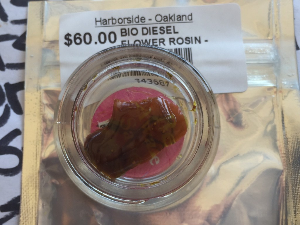 Rosin from flowers