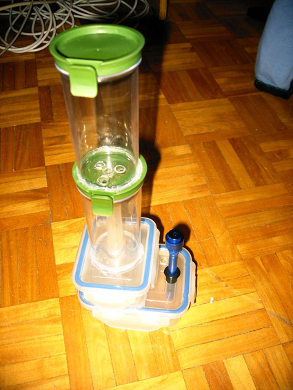 how to make a bong with tupperware