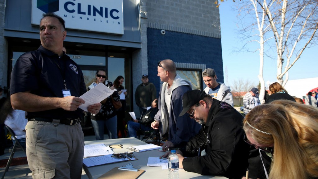Medical marijuana patients register with The Clinic in Mundelein IL.