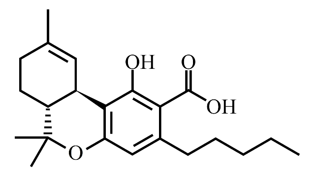 thc chemical structure before decarb