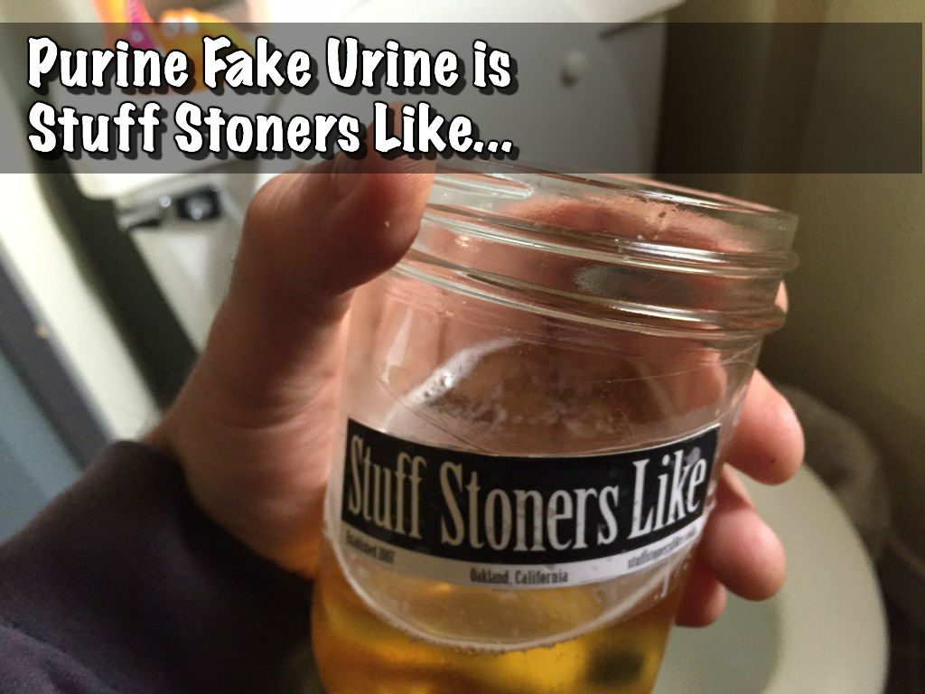 Purine Fake Pee aka synthetic urine is stuff stoners like