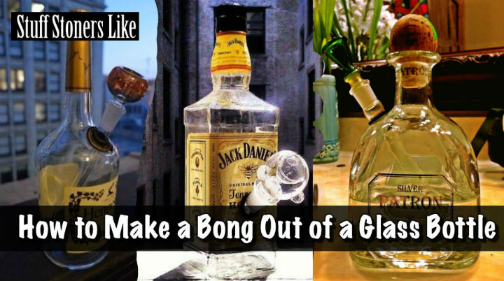 How to Make a Bong Out of a Glass Bottle Step 1
