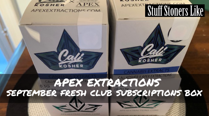 September Apex Extractions Fresh Club Subscription Box